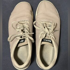 NOBULL Trainer Sneakers Tan Beige Gum Sole Women’s 10 Men’s 8.5